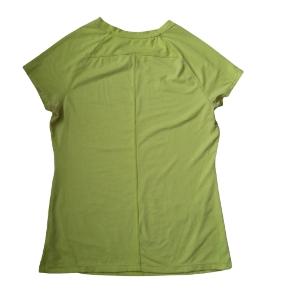 HYBA Top Activewear Running Womens Medium Yellow Neon - Picture 2 of 8